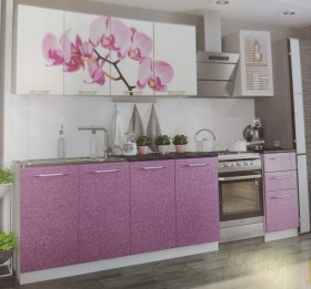 Кухня Роуз 2,0 м  Фиолетовый 